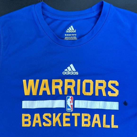 Golden State Warriors NBA Adidas Climalite T - Picture 3 of 12